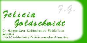 felicia goldschmidt business card